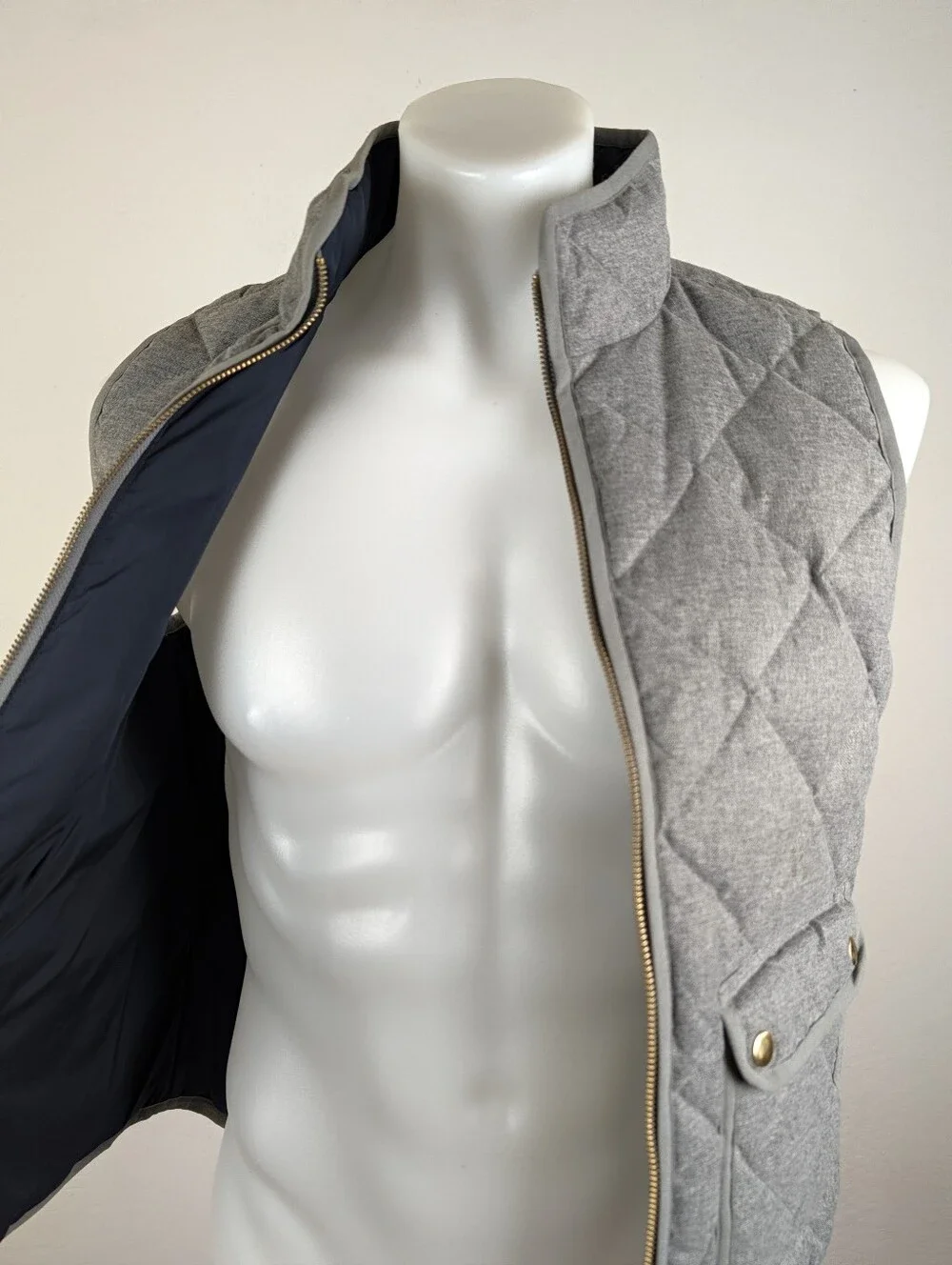 J. Crew quilted crew